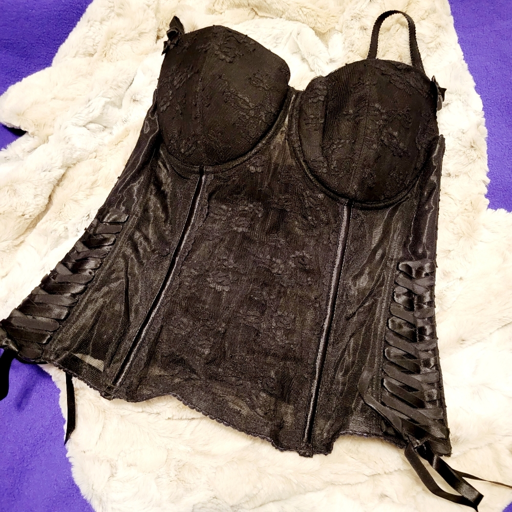 Sexy Lace Mesh Corset Forever 21 Lingerie